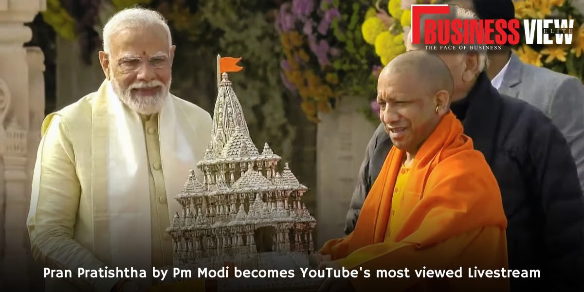 Pran Pratishtha ceremony becomes most watched livestreaming on YouTube.
