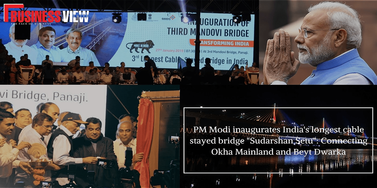 Sudarshan Setu inaugurated by PM Modi in Gujarat, India